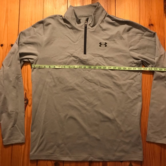 Under Armor Gray Half Zip Jacket, EUC, XL - Picture 4 of 13